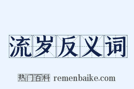 流岁反义词是什么意思的图片